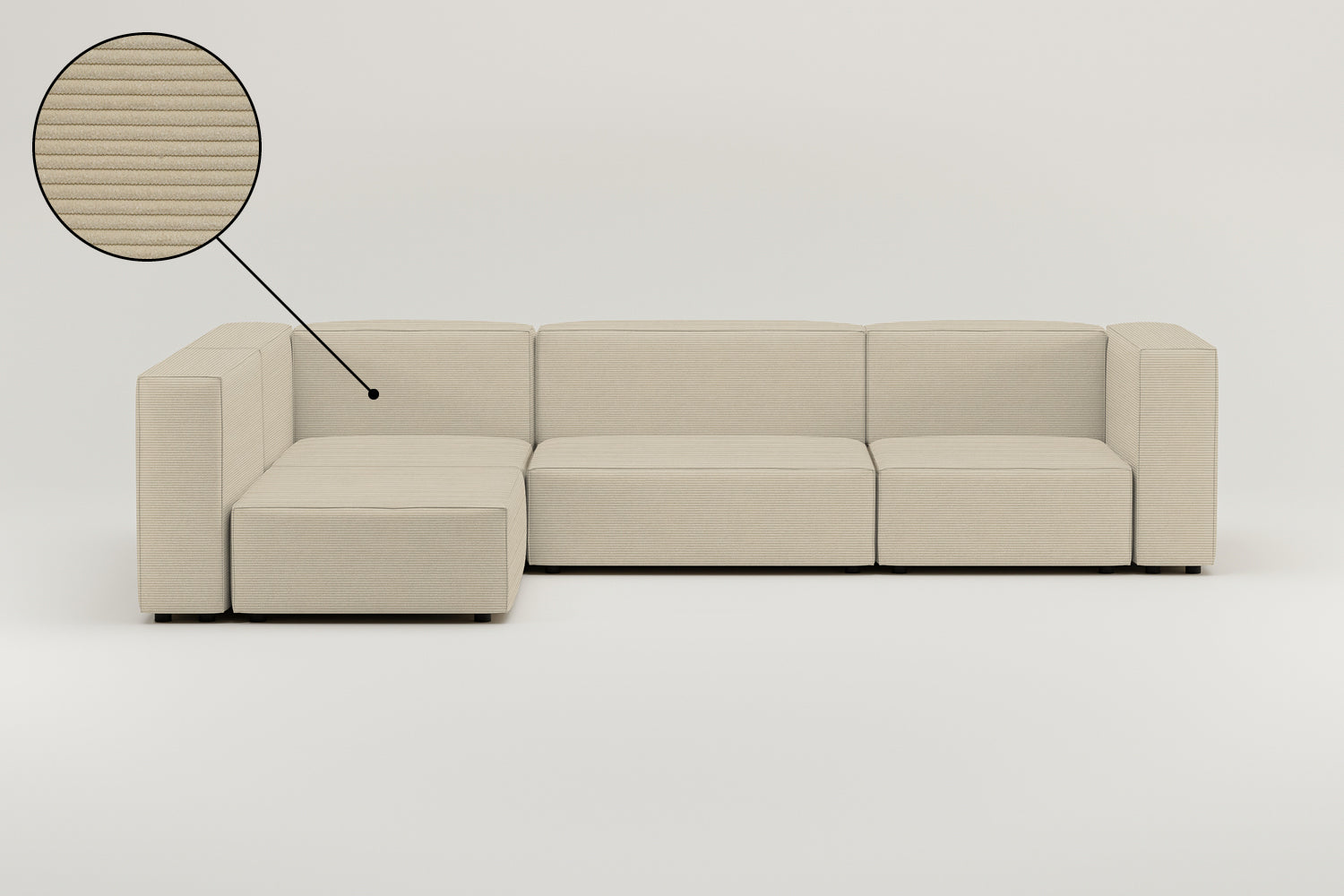 Funda de tela - Sofá rinconera modular XL