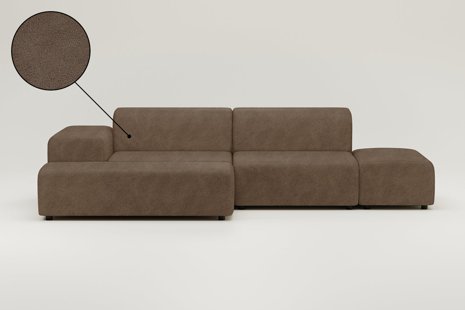 Funda de tela - Sofá rinconera modular 4 plazas Nina