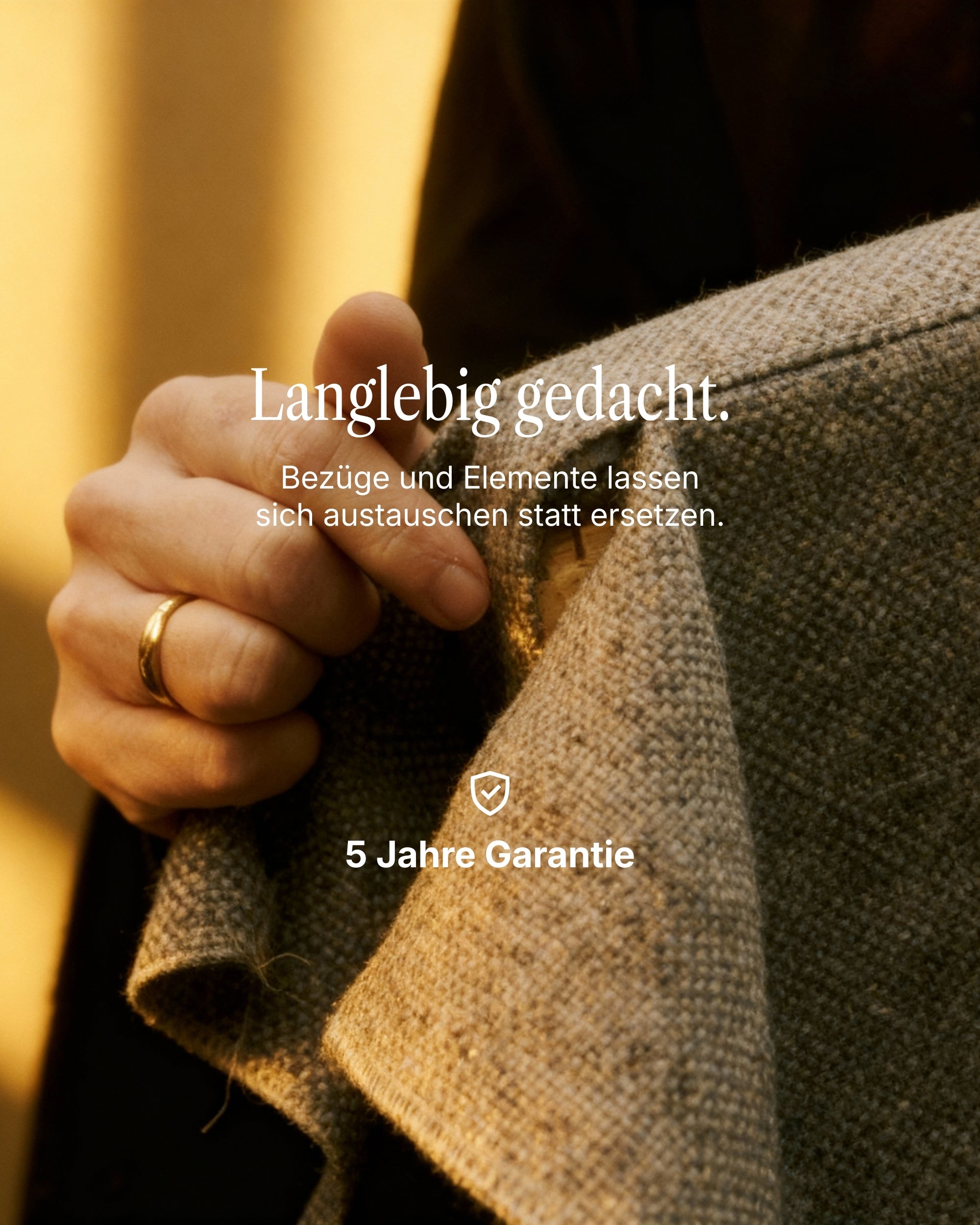 Modulares Sofa Donna U-Form mit Schlaffunktion