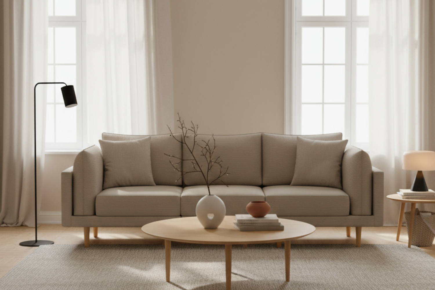 Sofá modular Donna de 3 plazas con función de cama