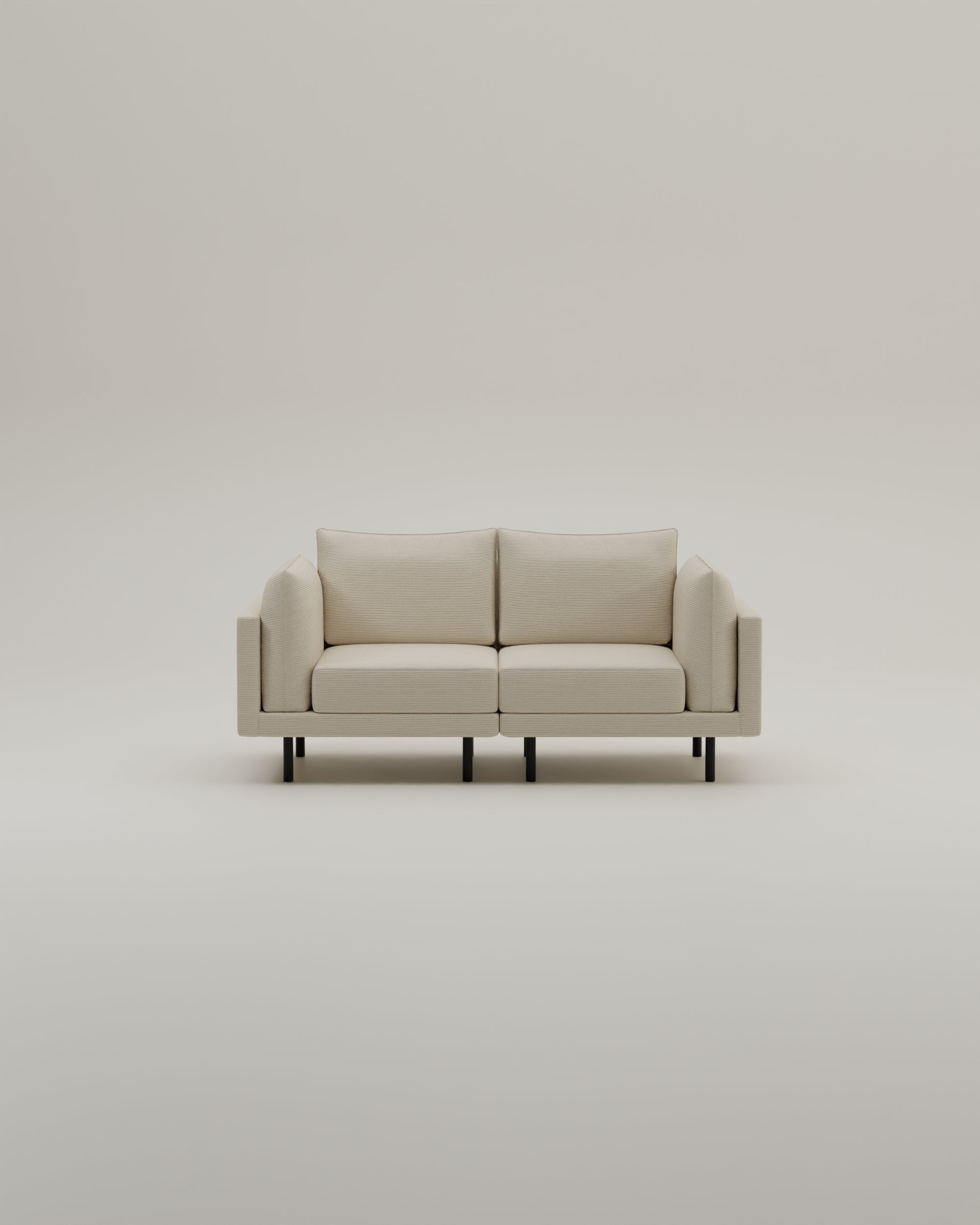 Sofá modular Donna de 2 plazas con función de cama
