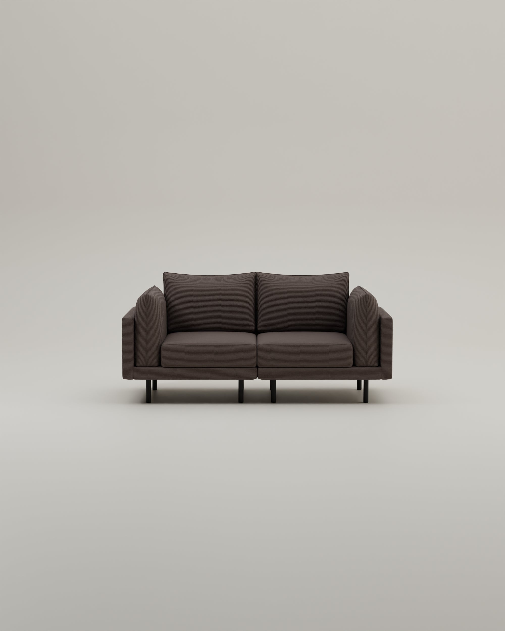 Stoffbezug - Modulares Sofa Donna 2-Sitzer