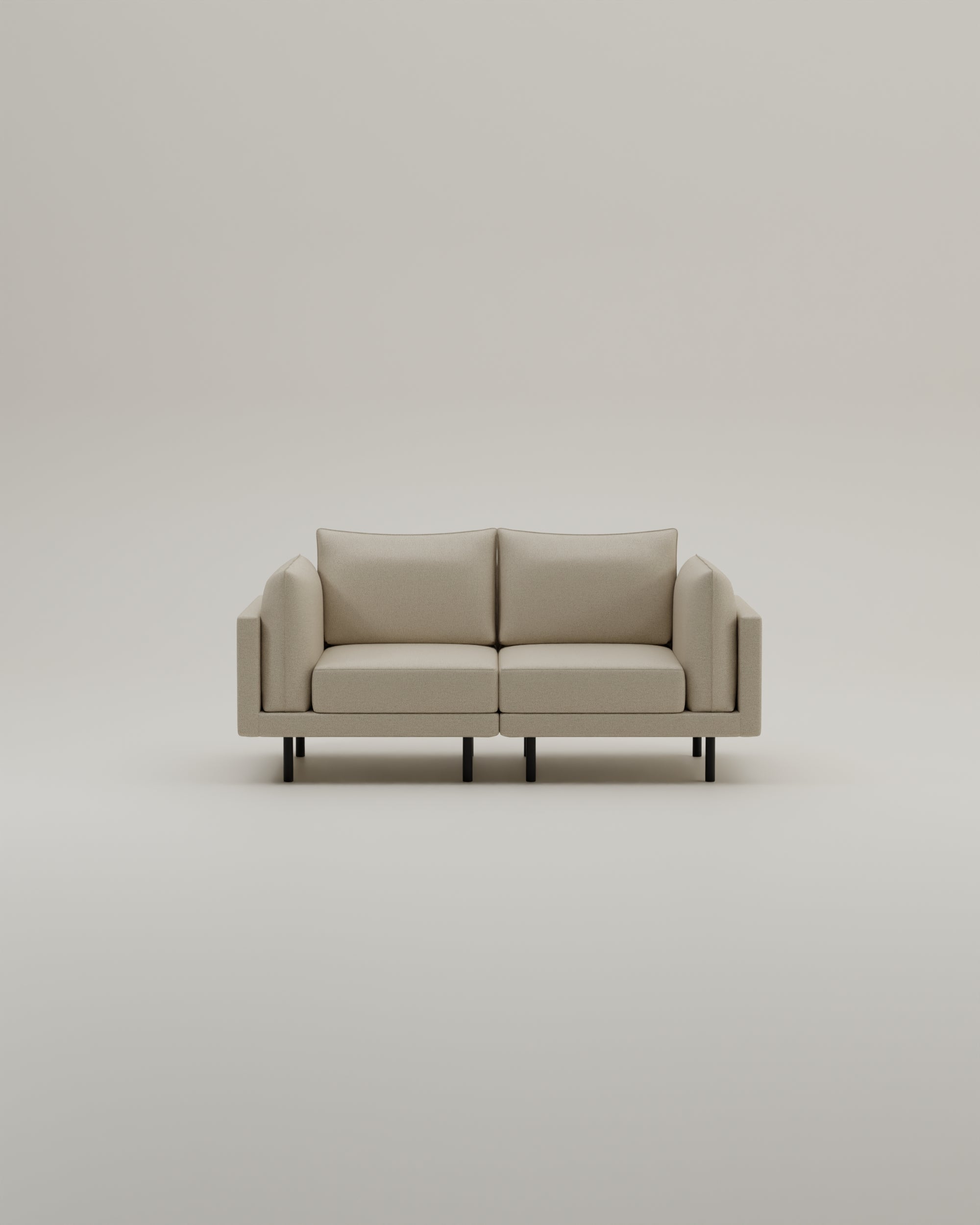 Stoffbezug - Modulares Sofa Donna 2-Sitzer