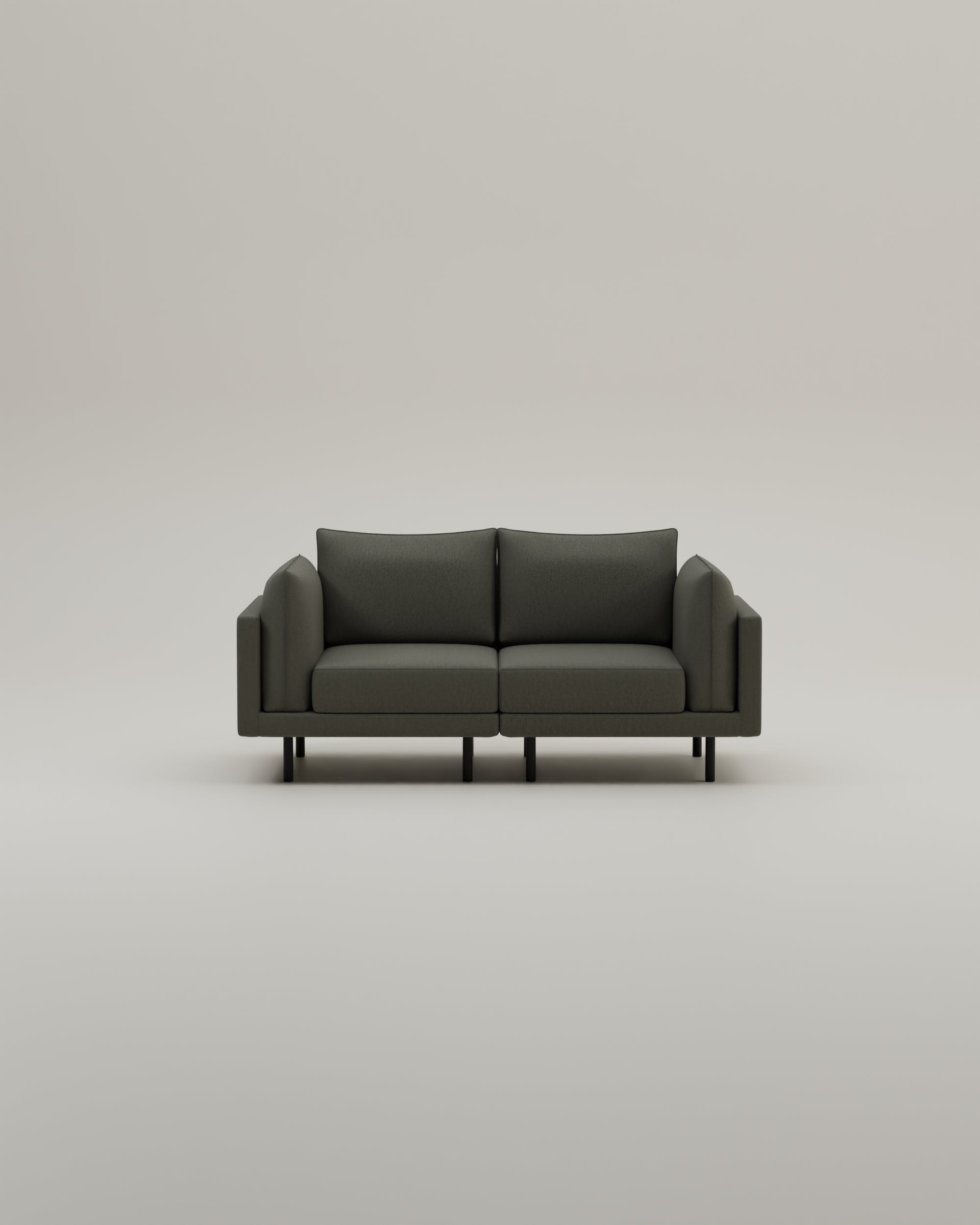 Stoffbezug - Modulares Sofa Donna 2-Sitzer