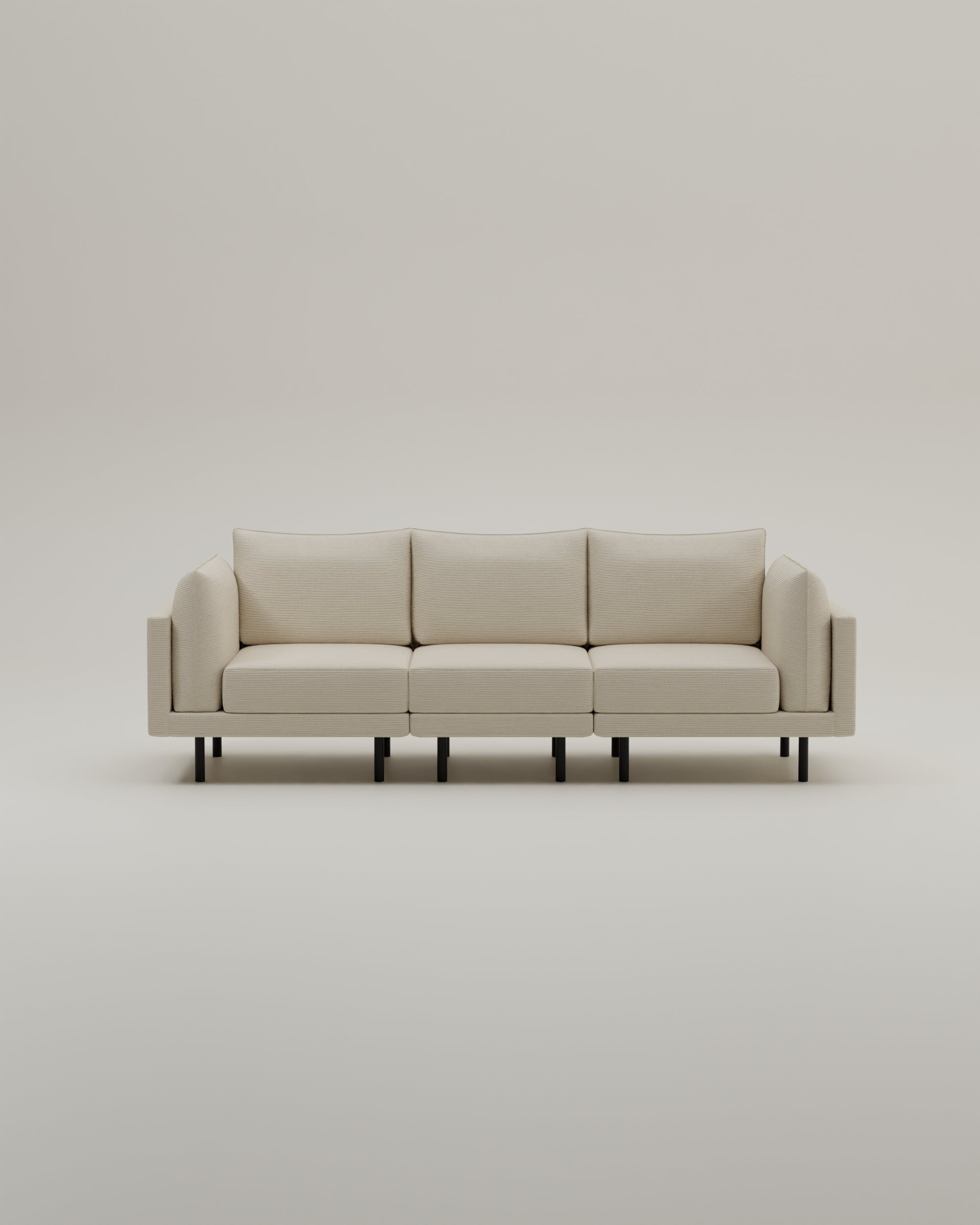 Modulares Sofa Donna 3-Sitzer mit Schlaffunktion