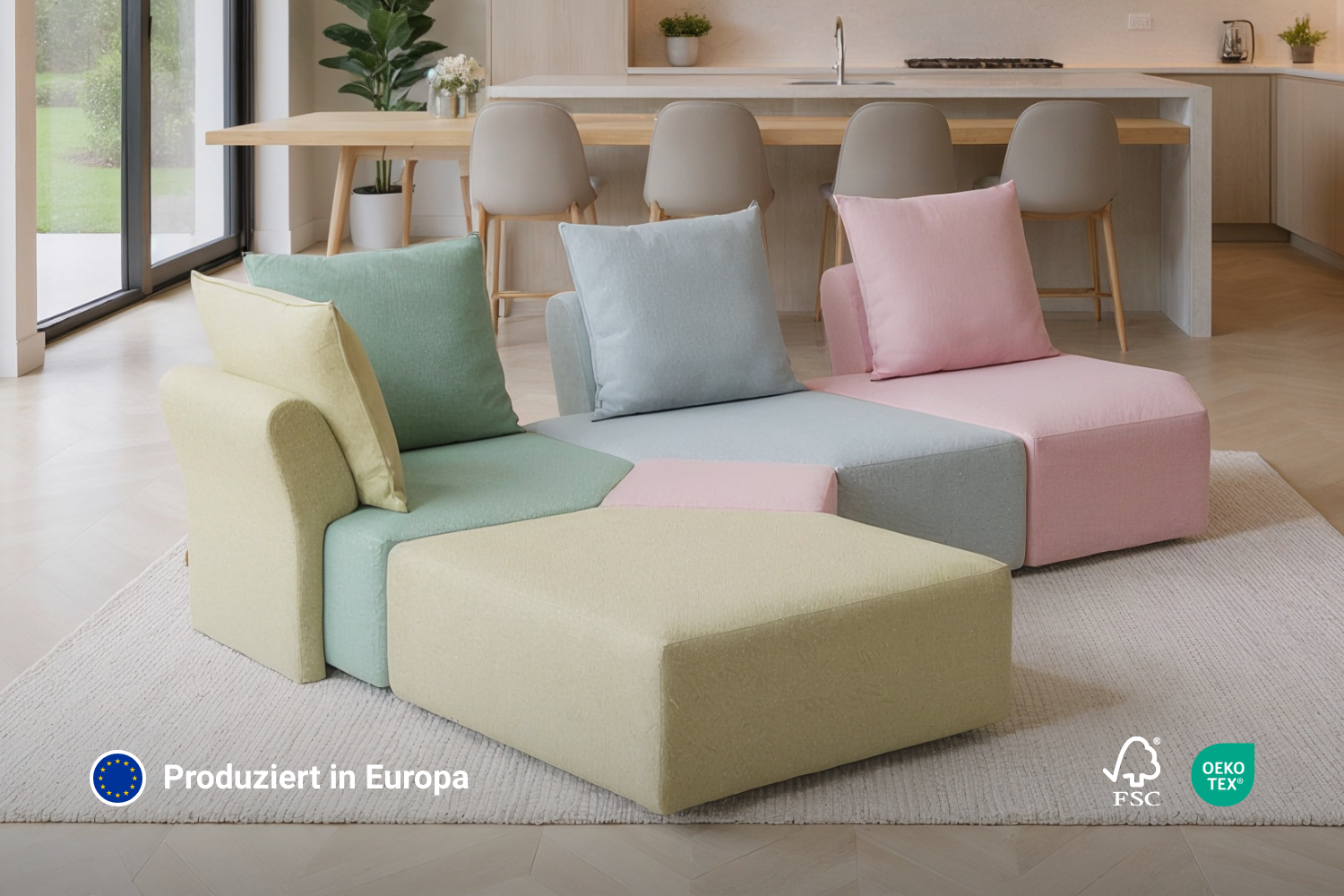 Stoffbezug - Modulares Sofa Katrina