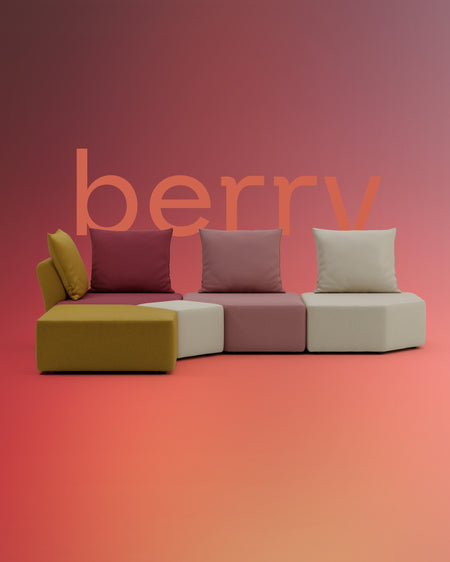 Edición especial Berry - Sofá modular Katrina