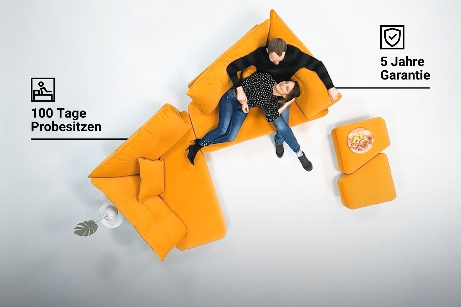 Outlet - Modulares Sofa Mike mit Schlaffunktion - Showroom Berlin
