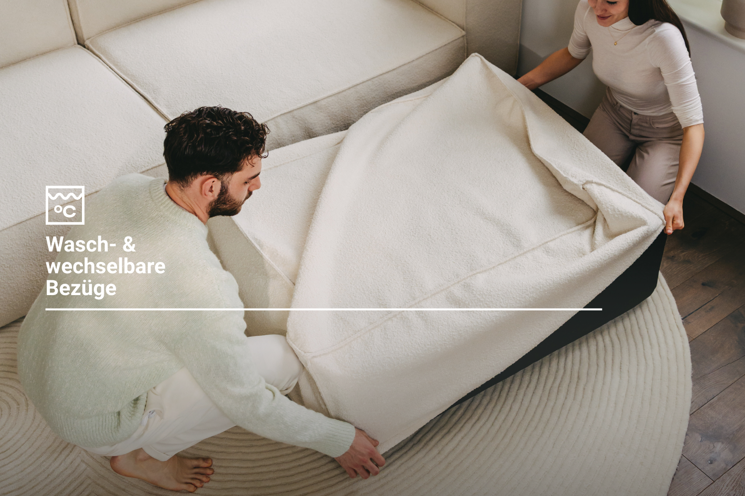 Modulares Sofa Mike mit Schlaffunktion