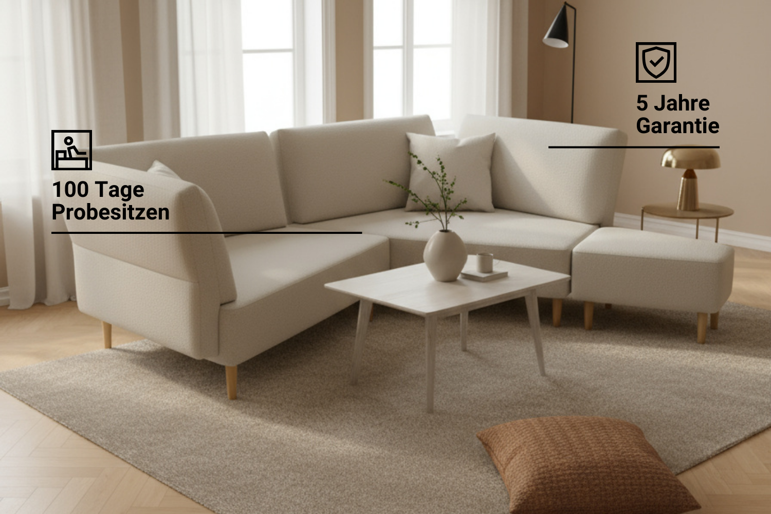 Modulares Sofa Mike mit Schlaffunktion