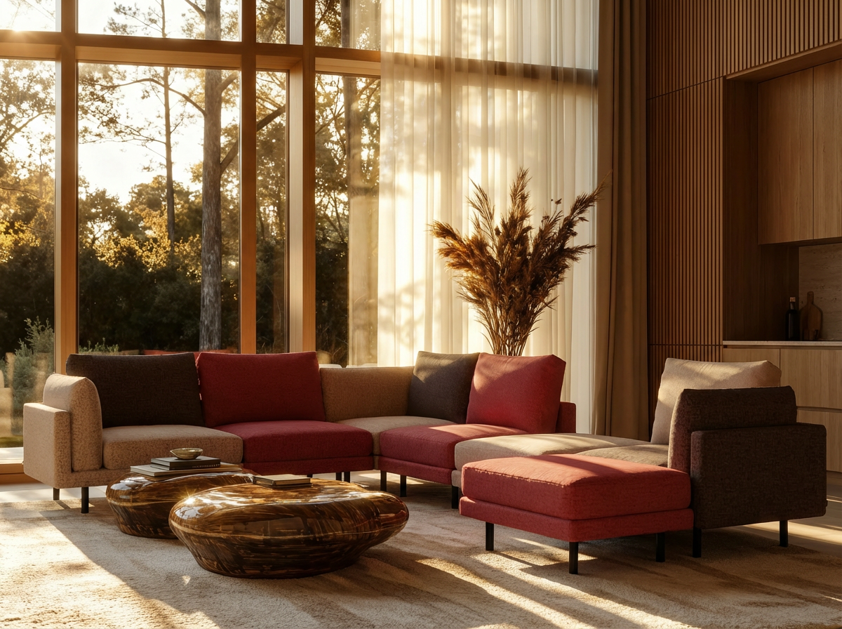 Modulares Sofa Donna 3-Sitzer mit Schlaffunktion