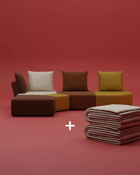 Edición especial Amber - Sofá modular Katrina