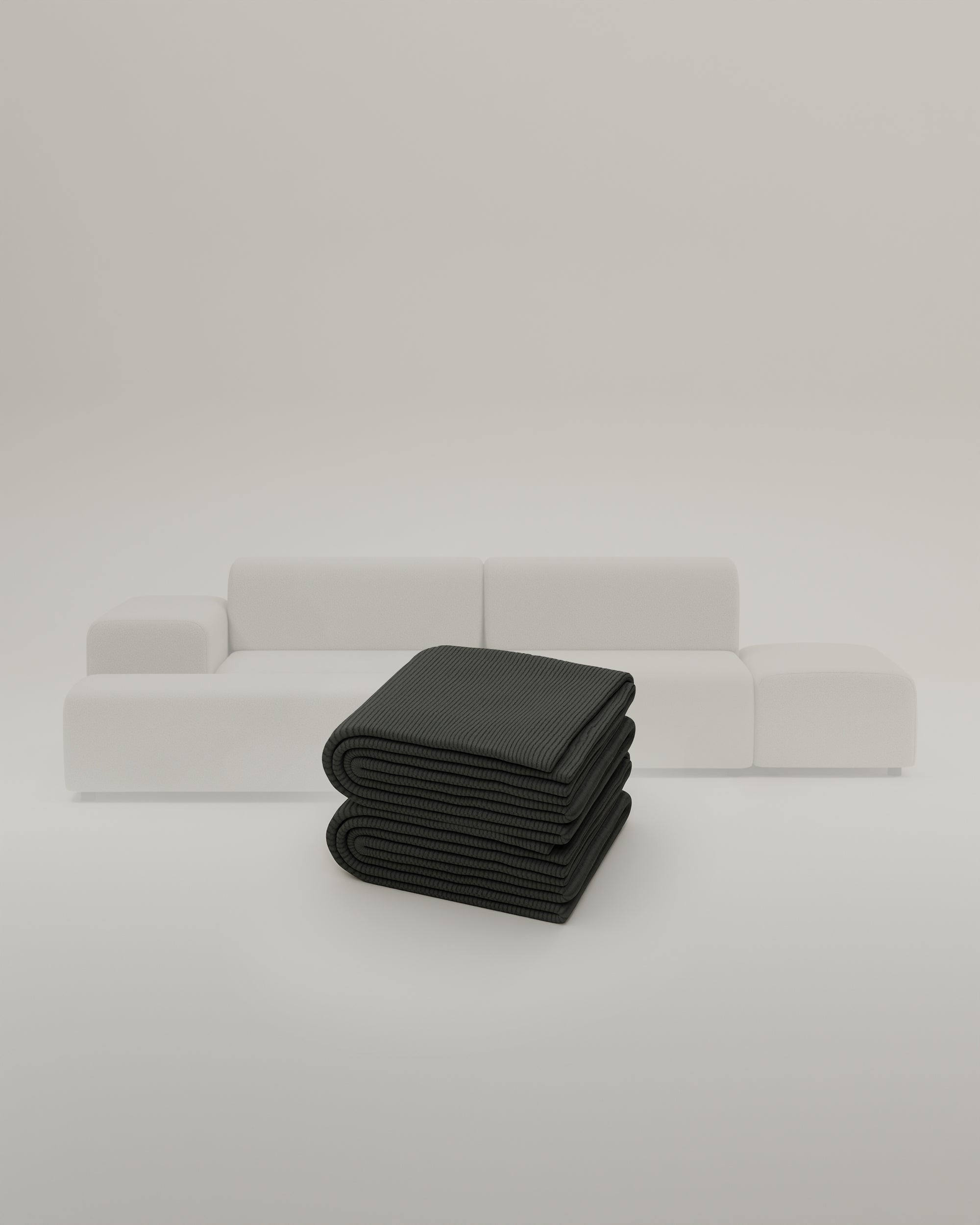 Stoffbezug - Modulares Ecksofa Nina 4-Sitzer