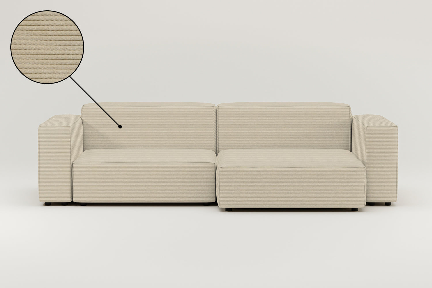 Funda de tela - Sofá rinconera modular 4 plazas Harvey