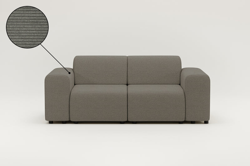 Sofá modular Nina de 2 plazas con función de cama