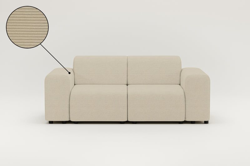 Sofá modular Nina de 2 plazas con función de cama