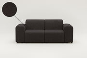 Sofá modular Nina de 2 plazas con función de cama