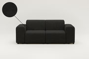 Sofá modular Nina de 2 plazas con función de cama