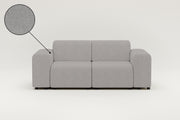 Sofá modular Nina de 2 plazas con función de cama