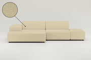 Sofá esquinero modular Nina de 4 plazas con función cama