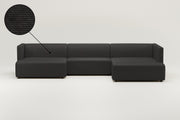 Funda de tela - Sofá modular Paula U-Form / zona de estar