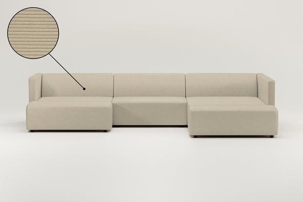 Funda de tela - Sofá modular Paula U-Form / zona de estar