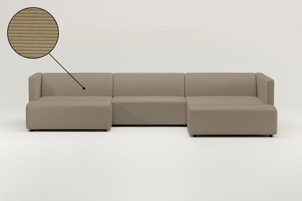 Funda de tela - Sofá modular Paula U-Form / zona de estar
