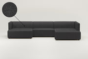 Funda de tela - Sofá modular Paula U-Form / zona de estar