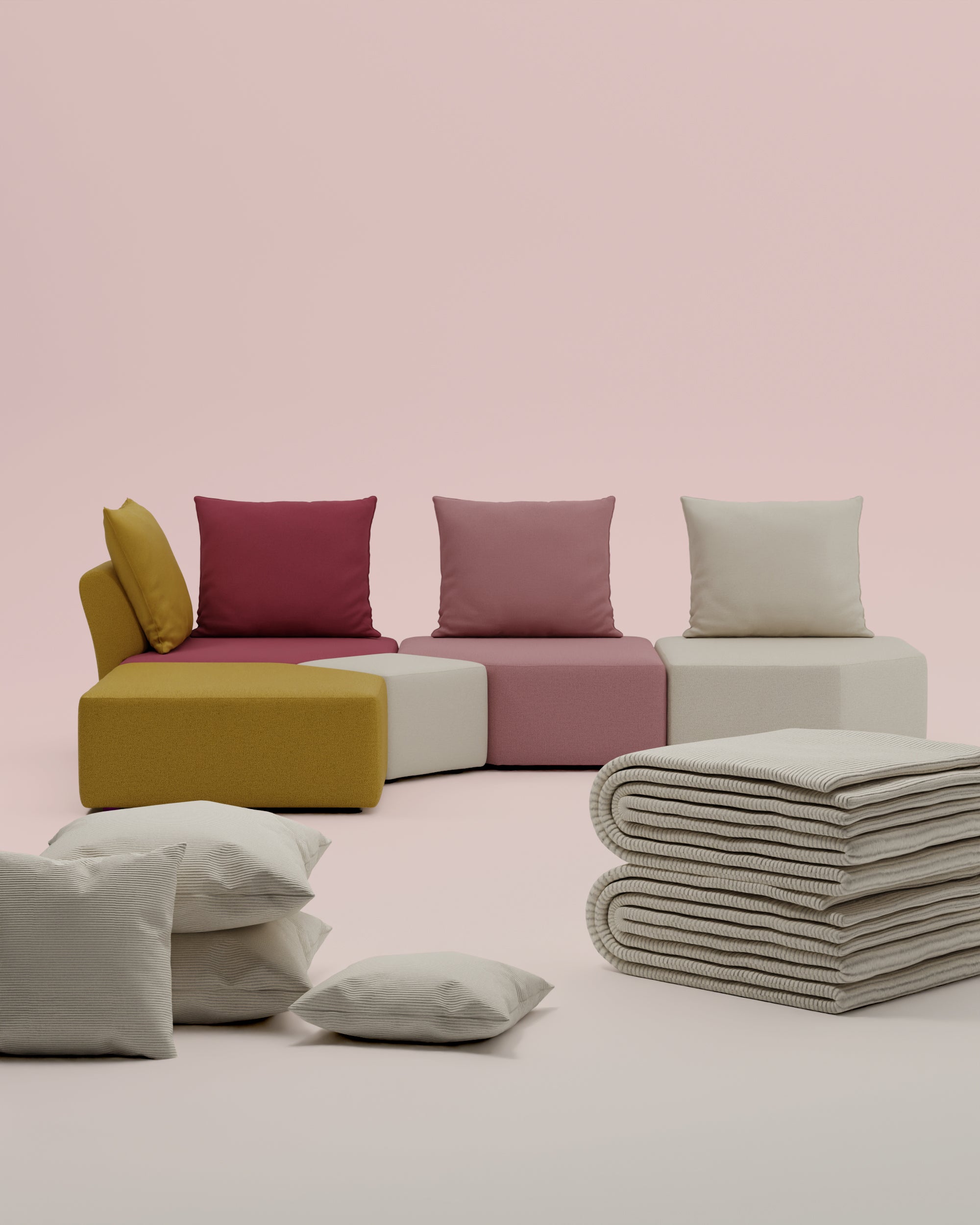 Special Edition Berry - Modulares Sofa Katrina