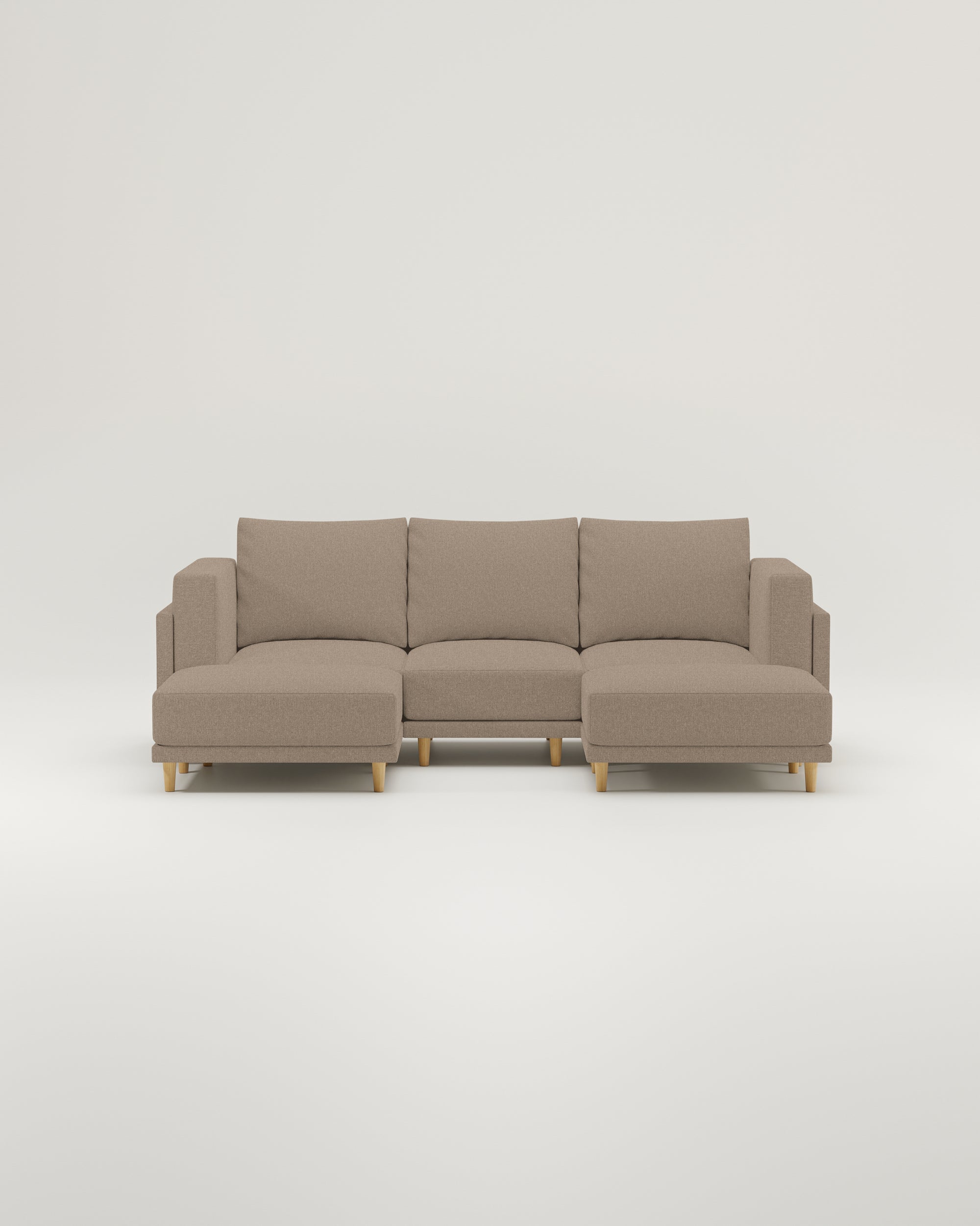 Sofá modular Donna U con función cama - tela Nova