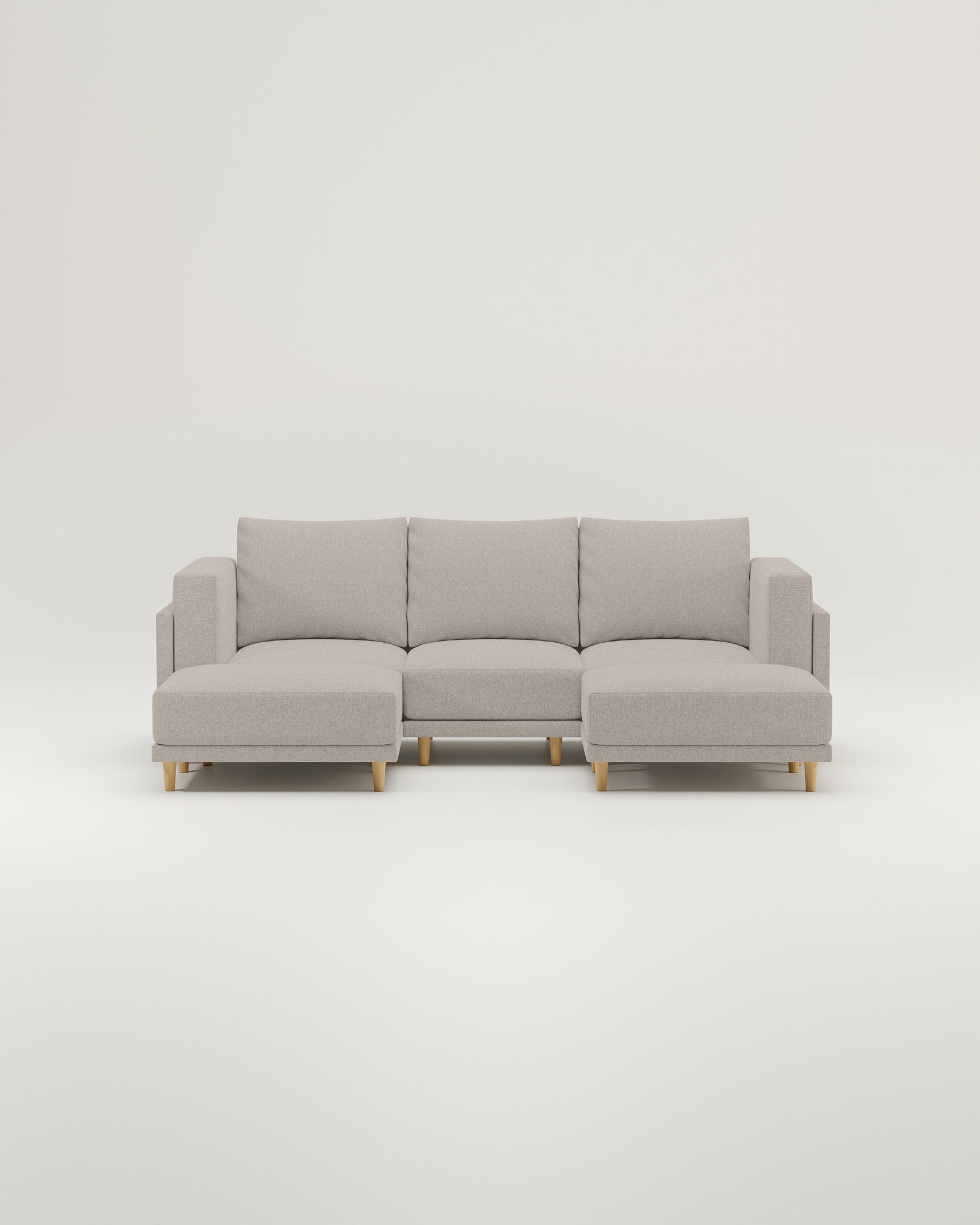 Sofá modular Donna U con función cama - tela Nova