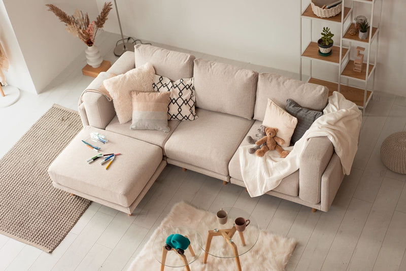 Sofá modular Donna con función cama - tela Nova