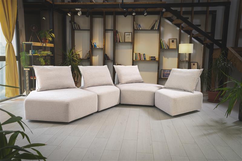 Sofá modular Katrina con función cama - tela Nova