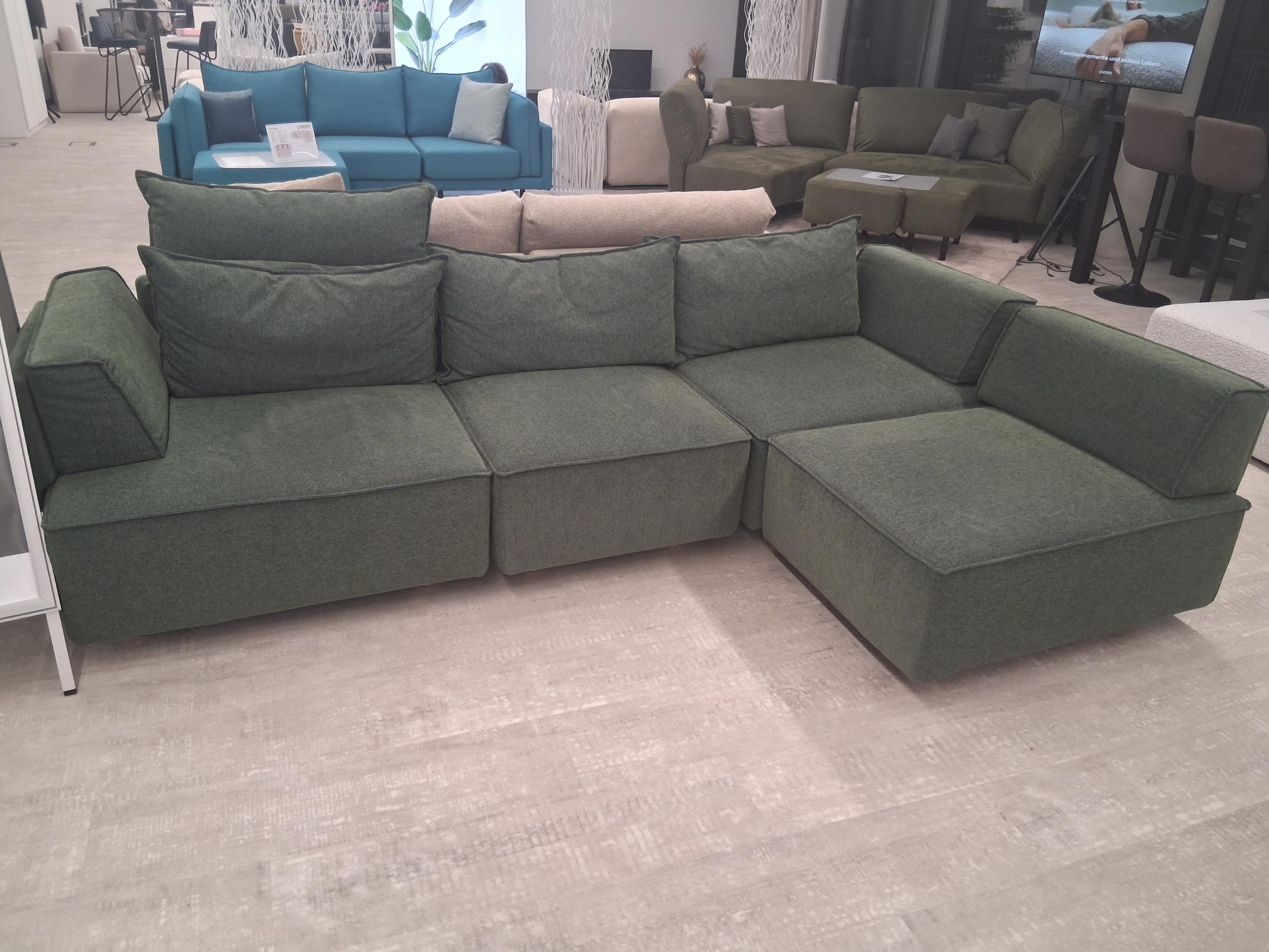 Outlet - Modulares Sofa Louis 4-Sitzer mit Schlaffunktion - Showroom Frankfurt