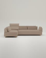 Sofá modular Louis L con función cama - tela Nova