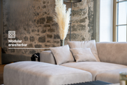 Sofá modular Nina de 2 plazas con función de cama
