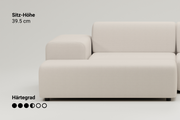 Sofá modular Nina de 2 plazas con función de cama