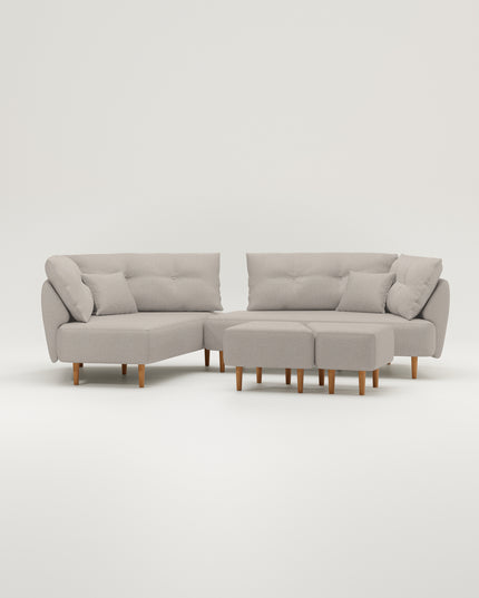 Sofá modular Mike con función cama - tela Nova