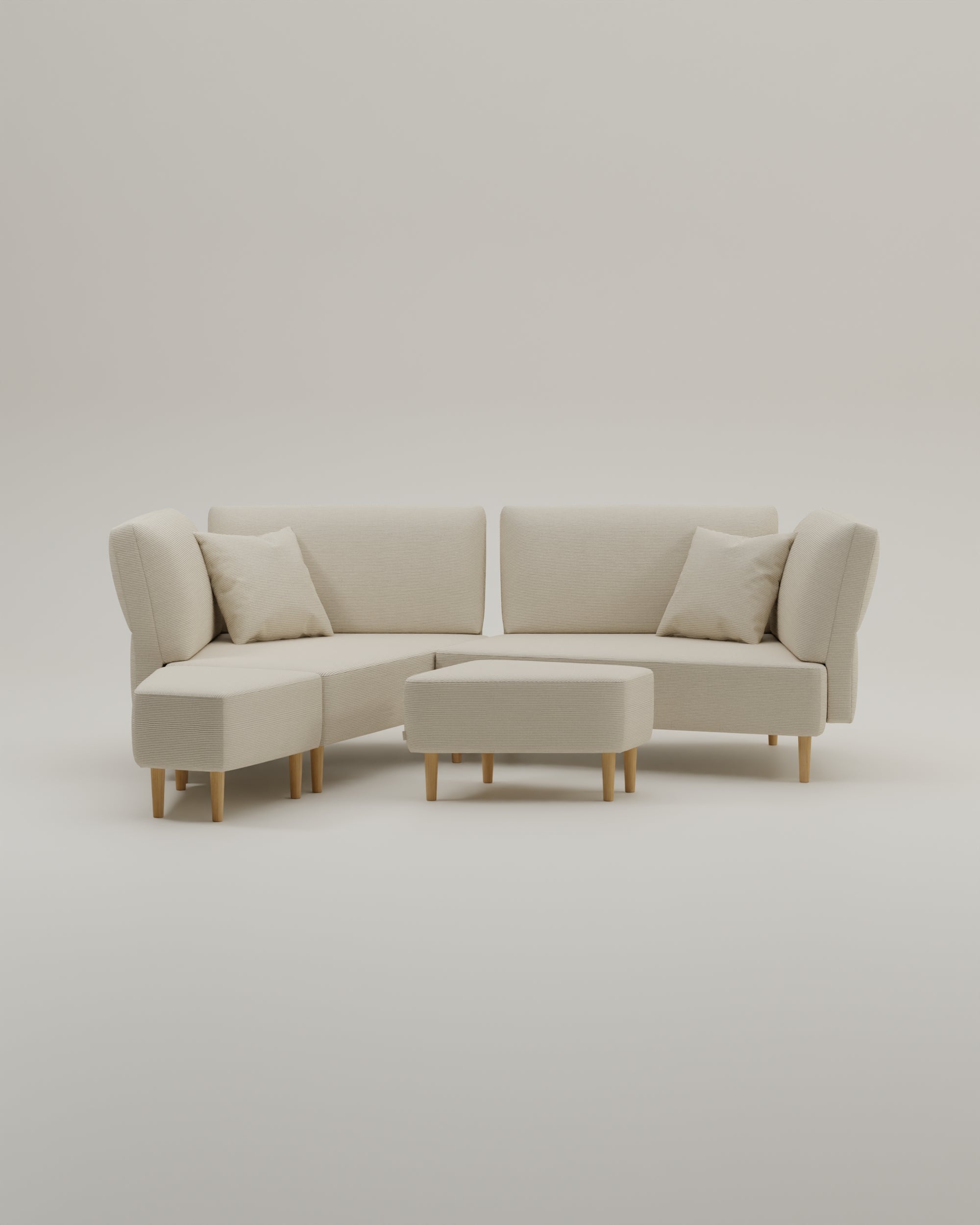 Funda de tela - Sofá modular Mike con función de cama