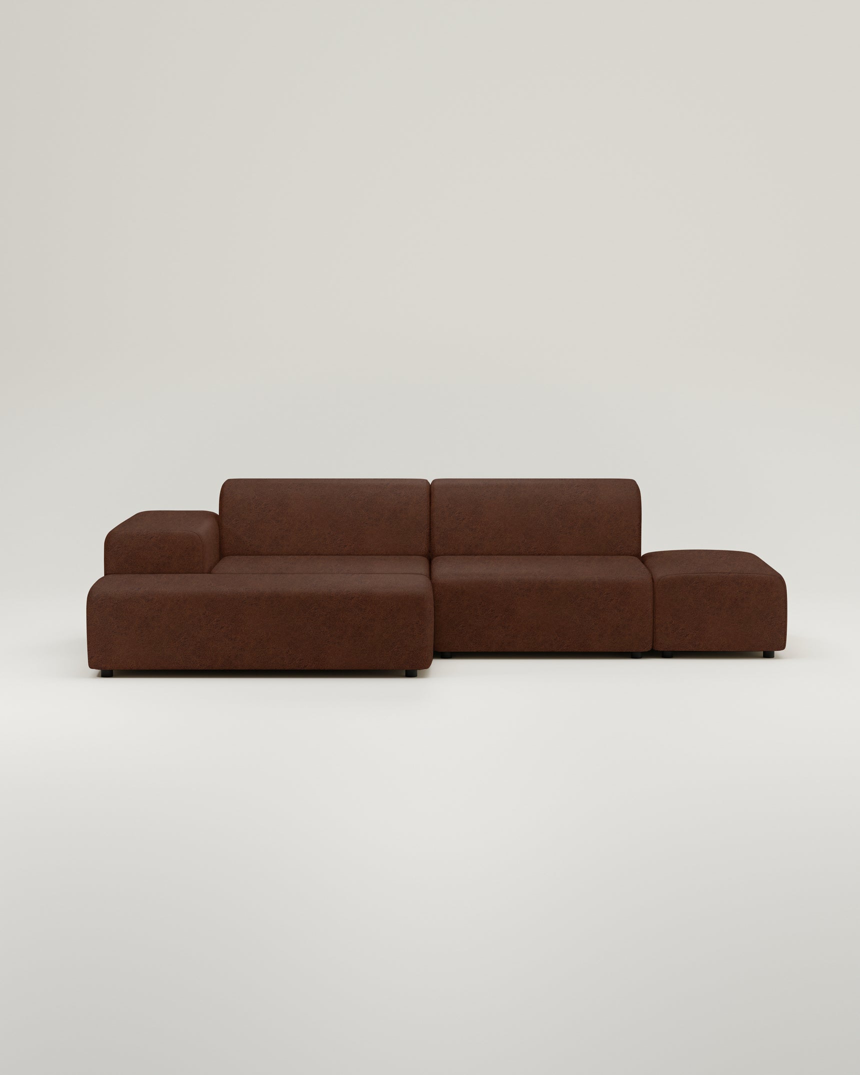 Sofá esquinero modular Nina de 4 plazas con función cama