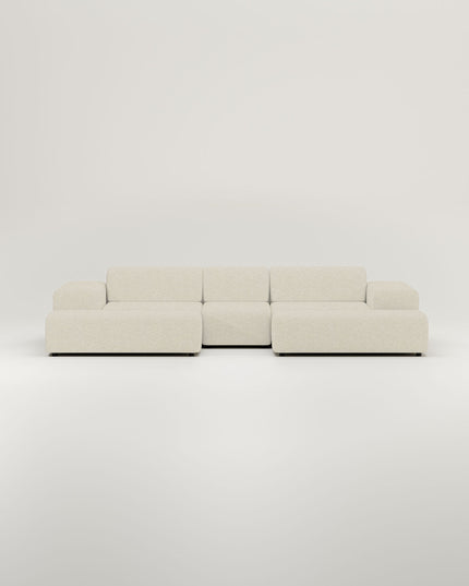 Funda de tela - Nina U-Form sofá modular / sala de estar
