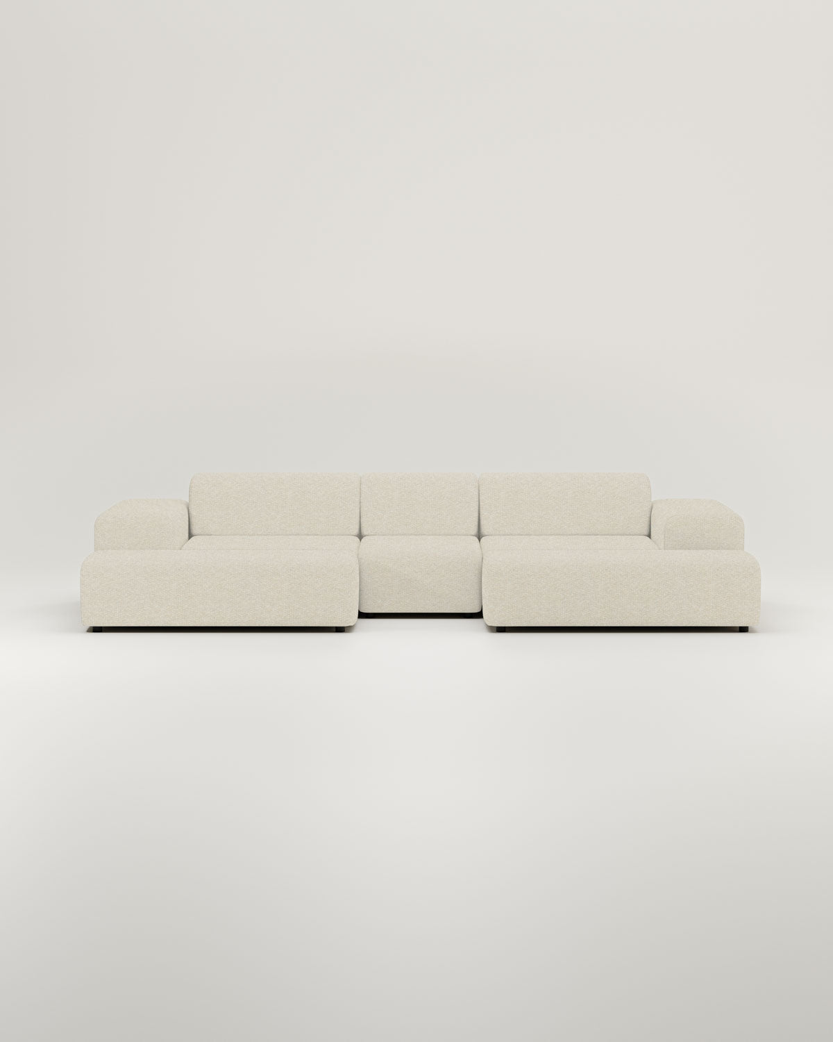 Sofá modular en forma de U Nina / zona de estar con función de dormitorio