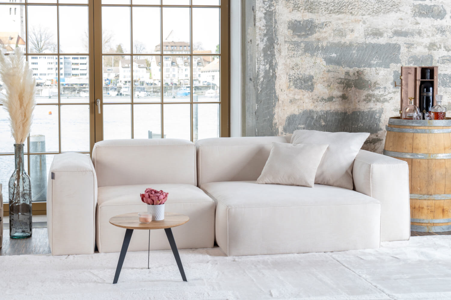 Sofá modular Harvey S con función de cama