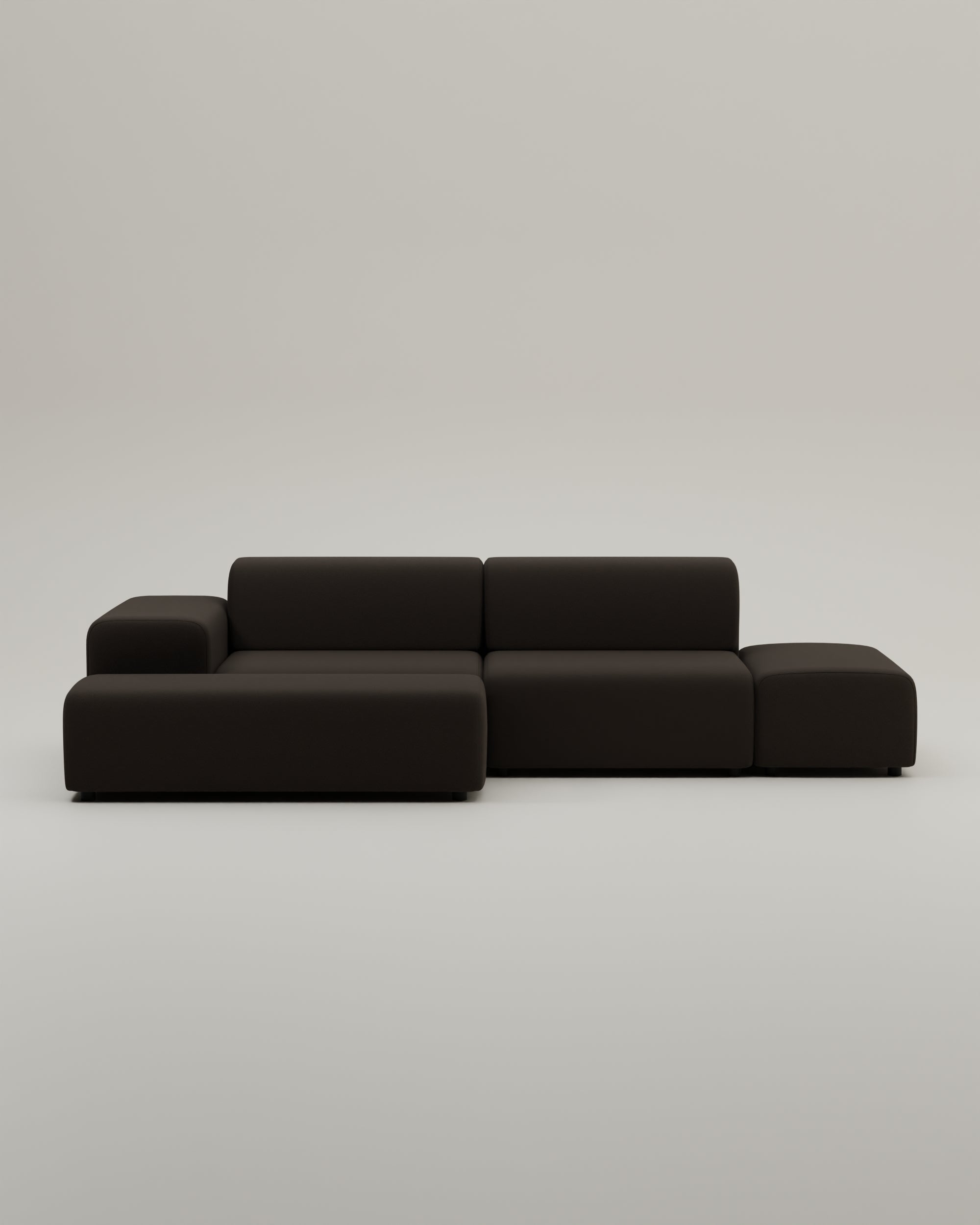 Outlet - Modulares Ecksofa Nina 4-Sitzer mit Schlaffunktion