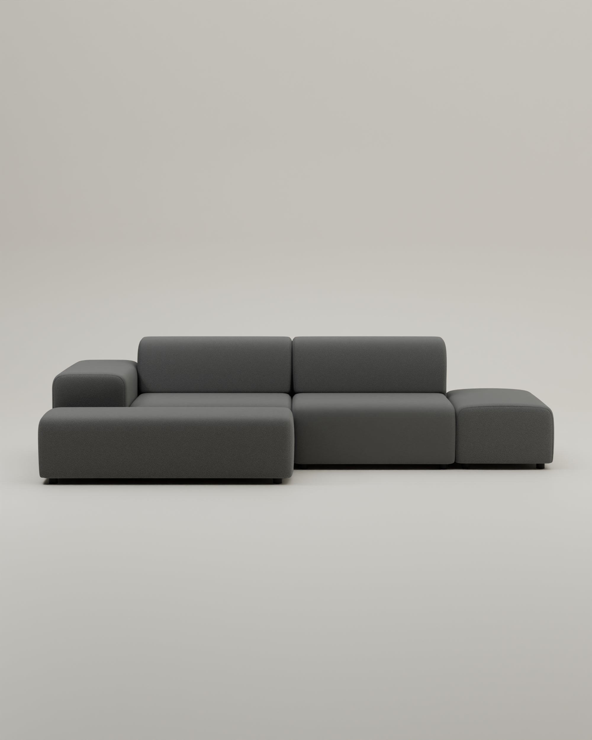 Outlet - Modulares Ecksofa Nina 4-Sitzer mit Schlaffunktion