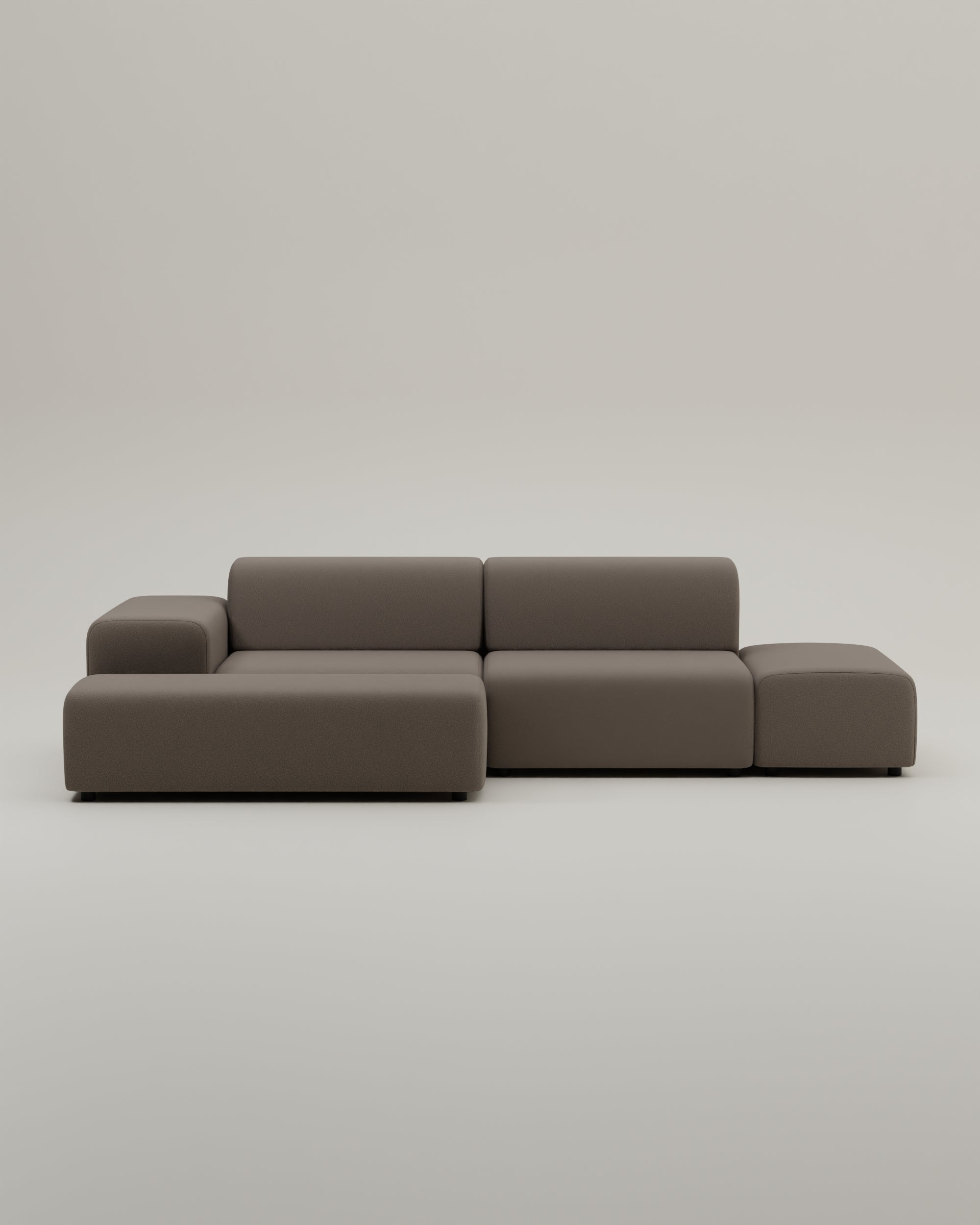 Outlet - Modulares Ecksofa Nina 4-Sitzer mit Schlaffunktion