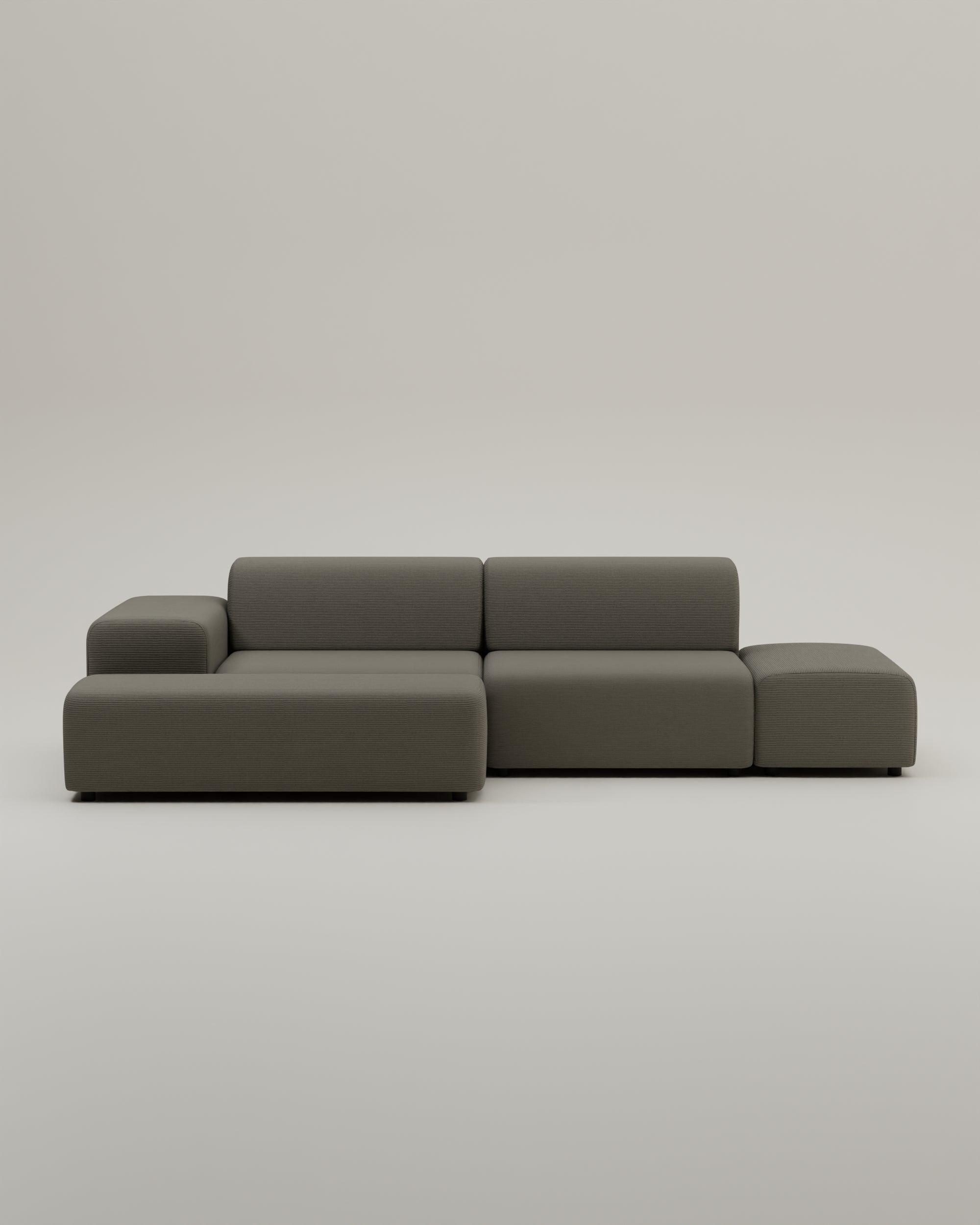 Outlet - Modulares Ecksofa Nina 4-Sitzer mit Schlaffunktion