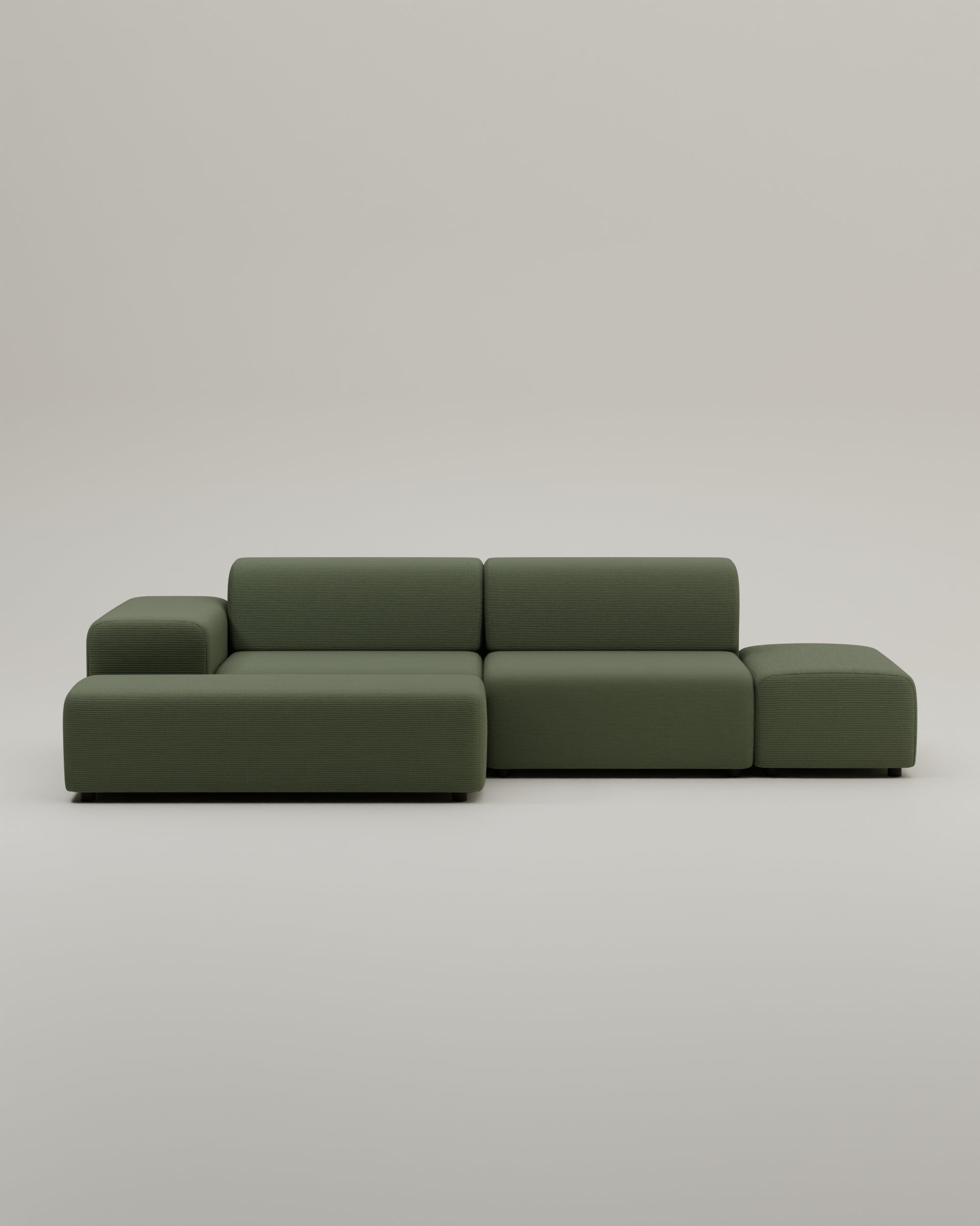 Outlet - Modulares Ecksofa Nina 4-Sitzer mit Schlaffunktion