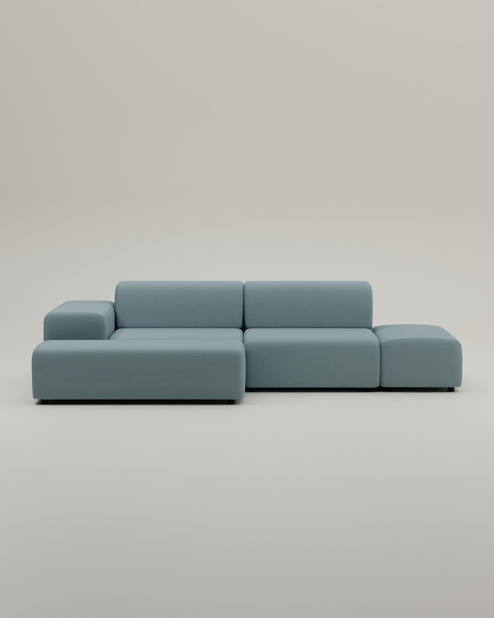 Outlet - Modulares Ecksofa Nina 4-Sitzer mit Schlaffunktion