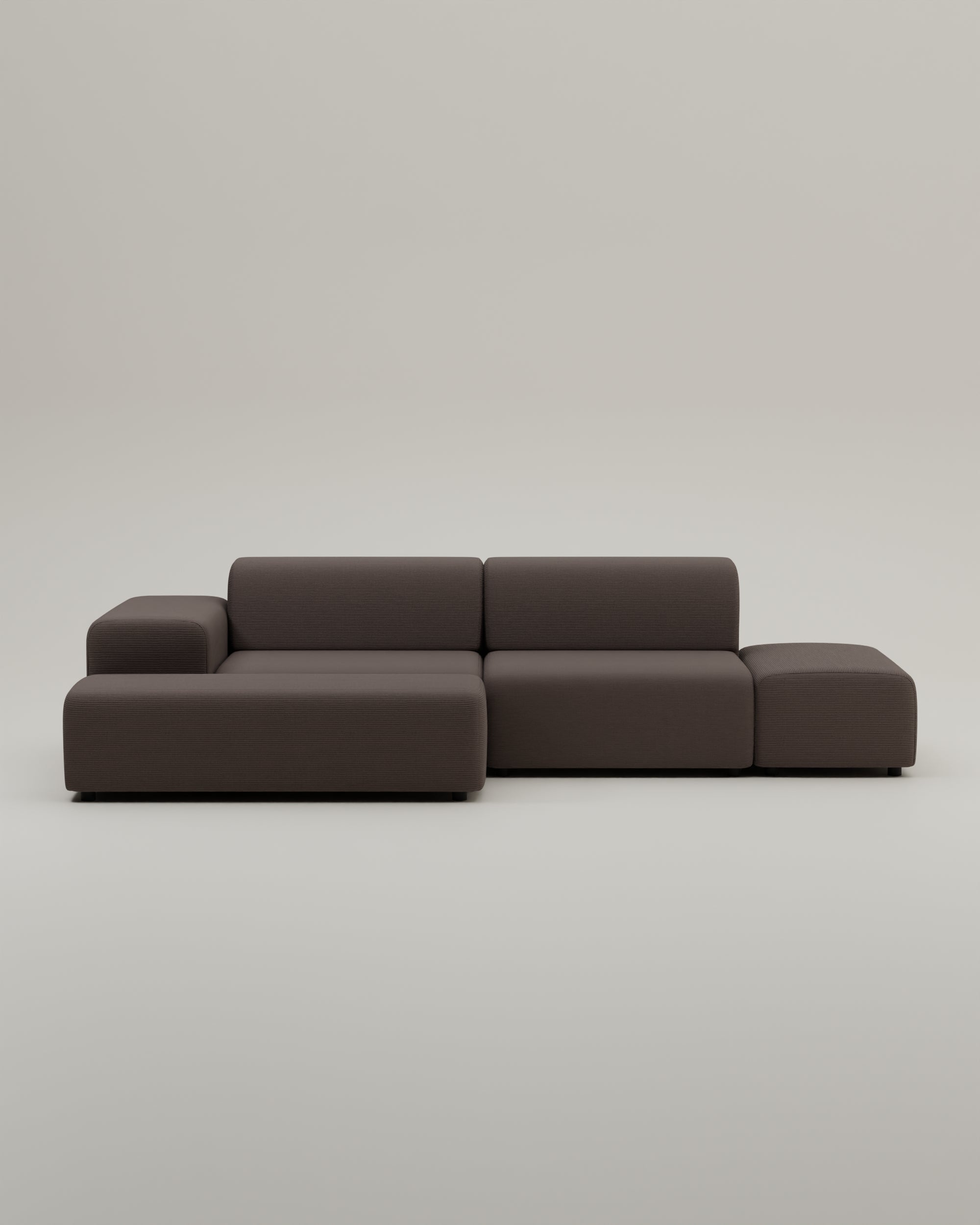 Outlet - Modulares Ecksofa Nina 4-Sitzer mit Schlaffunktion